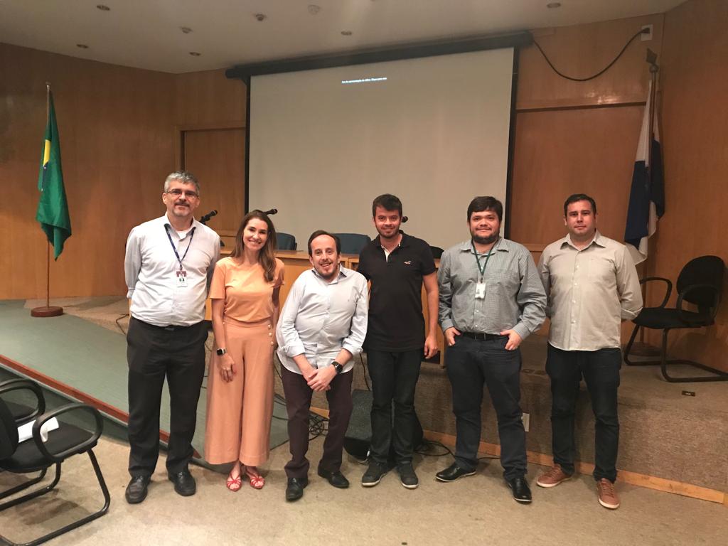 Professores do IFRJ campus Niterói e Banca Examinadora após defesa do projeto na ALERJ