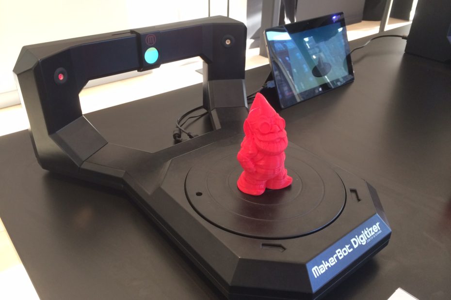 Imagem representativa de um Scanner 3D sem contato